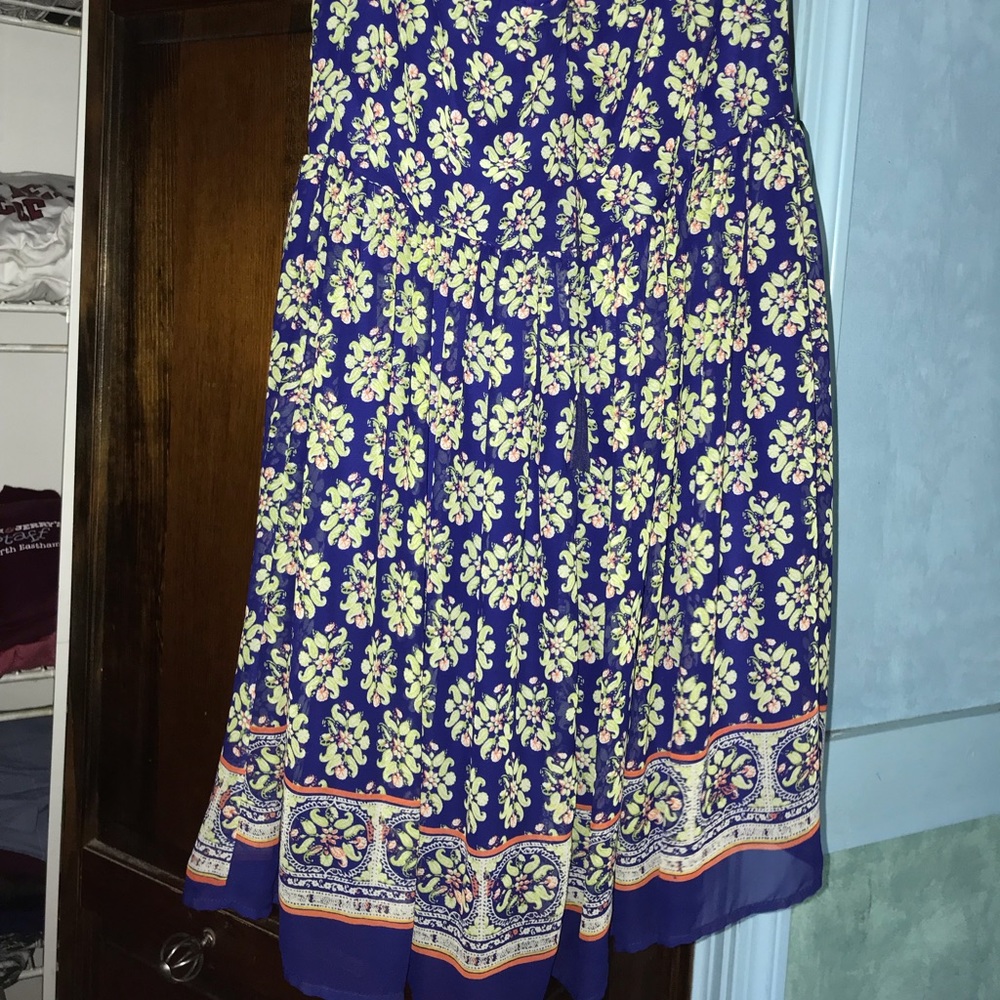 Francesca’s Strapless Patterned Dress - image 2